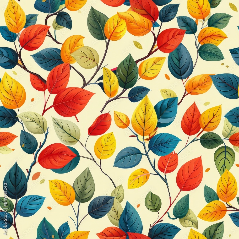 Obraz premium Abstract background illustration in the style of the 70s