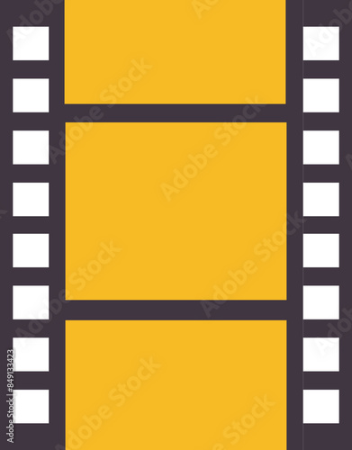 vector film strip illustration