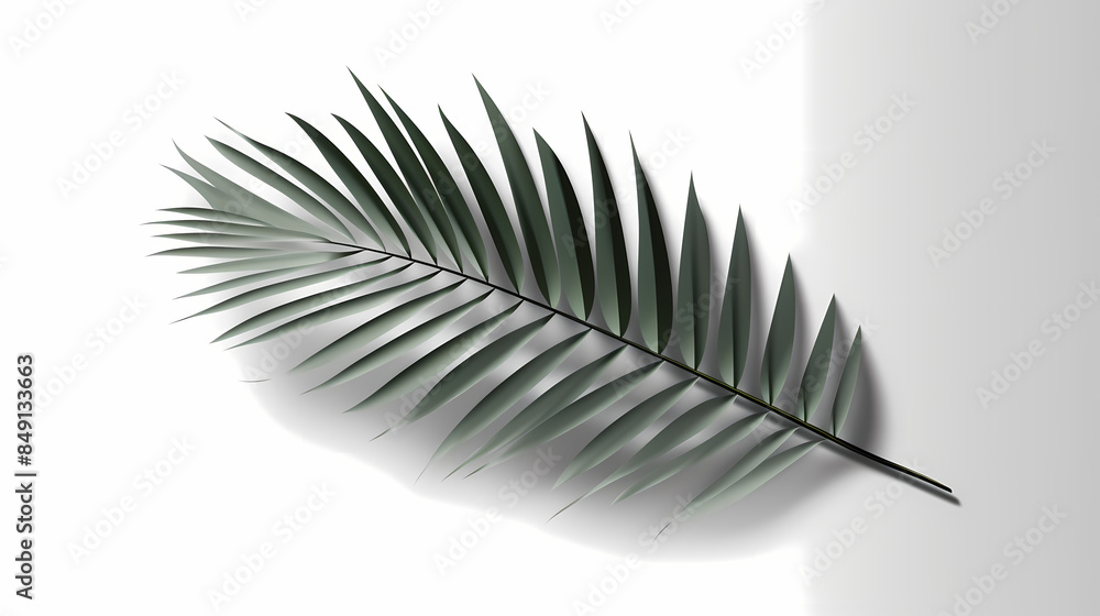 Realistic transparent shadow from a leaf of a palm tree on the white background. Tropical leaves shadow. Mockup with palm leaves shadow. Realistic transparent shadow from a leaf of a palm tree on the white background. Tropical leaves shadow. Mockup with palm leaves shadow.