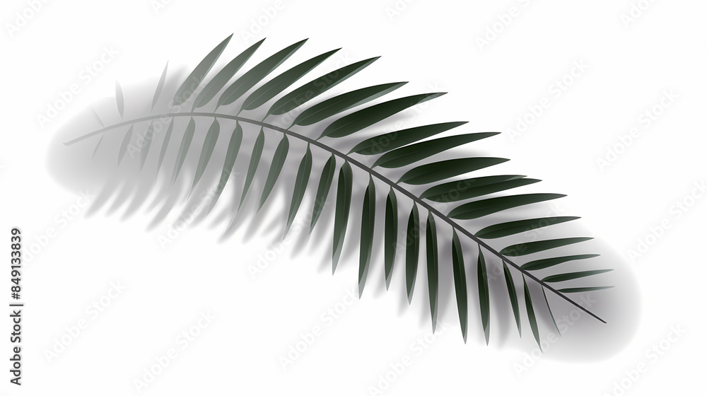 Realistic transparent shadow from a leaf of a palm tree on the white background. Tropical leaves shadow. Mockup with palm leaves shadow. Realistic transparent shadow from a leaf of a palm tree on the white background. Tropical leaves shadow. Mockup with palm leaves shadow.
