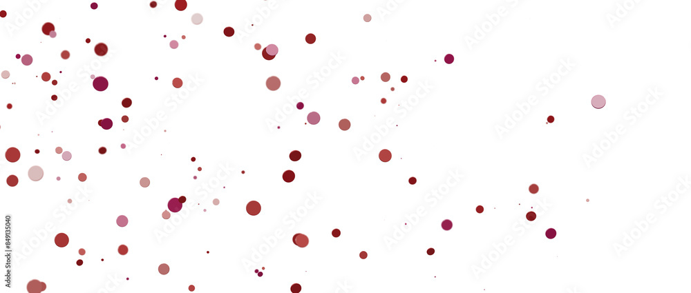 confetti png. red confetti falls from the sky. 3d confetti png. red confetti falls from the sky. 3d