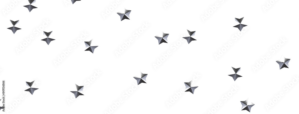 Fototapeta premium XMAS Stars - stars background, sparkle lights confetti falling. magic shining Flying christmas stars on night