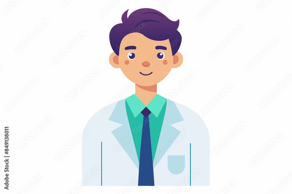 Vector of Doctor in White Coat on White Background,doctor, stethoscope, medicine, health, medical, hospital, cartoon, care, healthcare, uniform, Vector of Doctor in White Coat on White Background,doctor, stethoscope, medicine, health, medical, hospital, cartoon, care, healthcare, uniform,