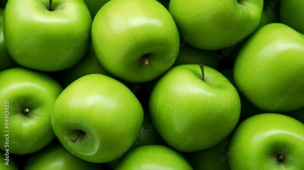 Green apples as background, closeup. Healthy eating and dieting concept Green apples as background, closeup. Healthy eating and dieting concept