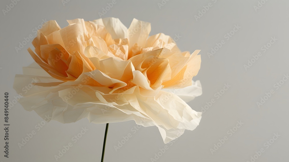 Obraz premium 紙で作られた花