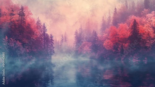 Misty Forest Reflections © Naigigg