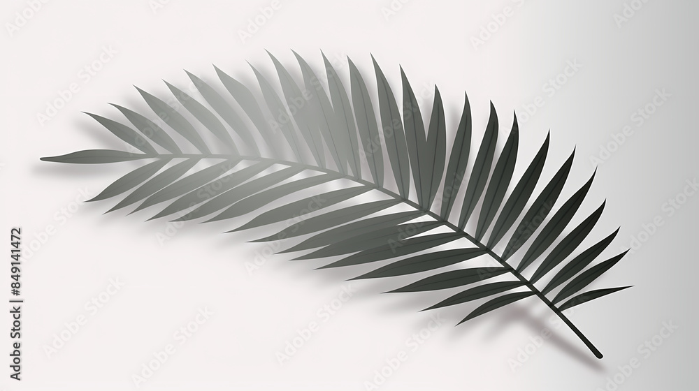 Realistic transparent shadow from a leaf of a palm tree on the white background. Tropical leaves shadow. Mockup with palm leaves shadow. Realistic transparent shadow from a leaf of a palm tree on the white background. Tropical leaves shadow. Mockup with palm leaves shadow.