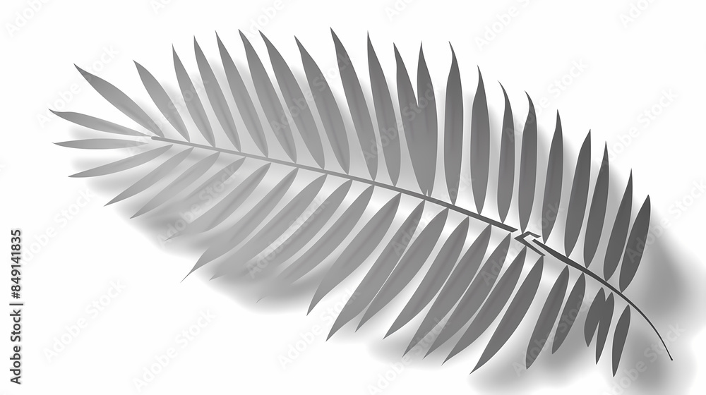 Realistic transparent shadow from a leaf of a palm tree on the white background. Tropical leaves shadow. Mockup with palm leaves shadow. Realistic transparent shadow from a leaf of a palm tree on the white background. Tropical leaves shadow. Mockup with palm leaves shadow.
