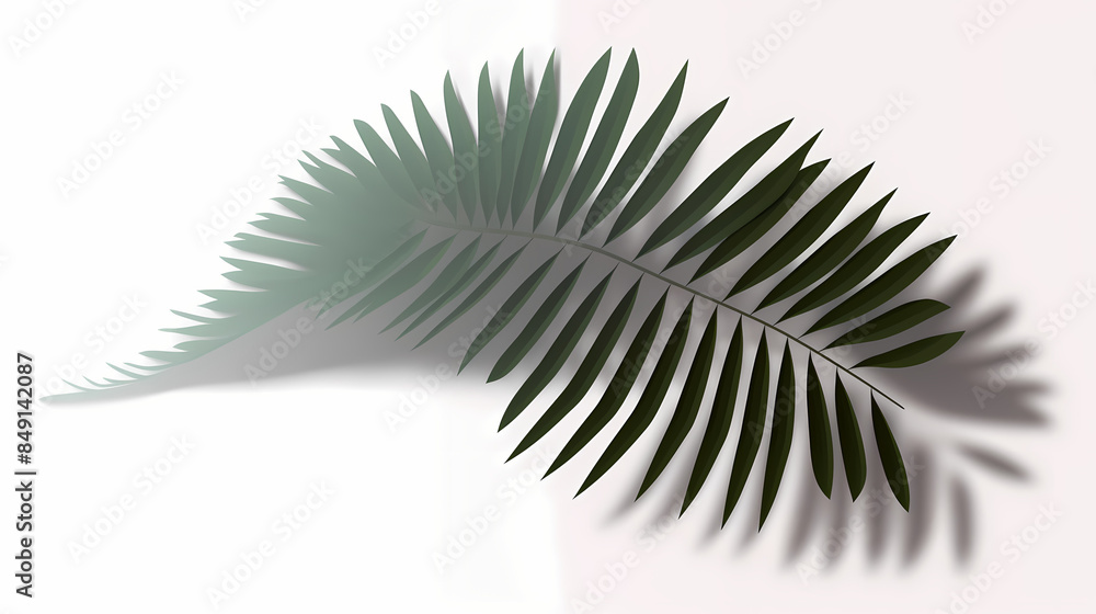 Realistic transparent shadow from a leaf of a palm tree on the white background. Tropical leaves shadow. Mockup with palm leaves shadow. Realistic transparent shadow from a leaf of a palm tree on the white background. Tropical leaves shadow. Mockup with palm leaves shadow.