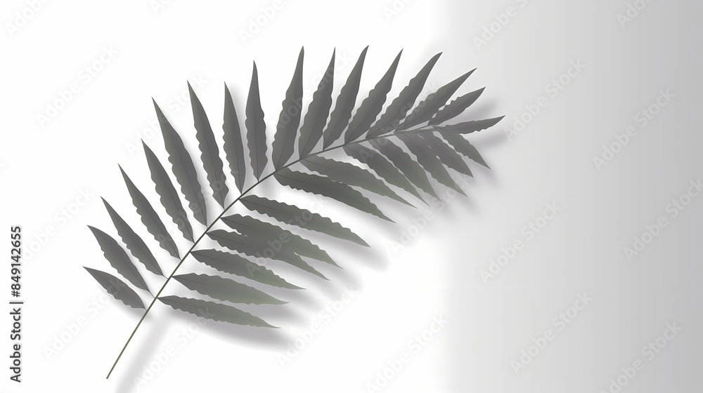 Realistic transparent shadow from a leaf of a palm tree on the white background. Tropical leaves shadow. Mockup with palm leaves shadow. Realistic transparent shadow from a leaf of a palm tree on the white background. Tropical leaves shadow. Mockup with palm leaves shadow.