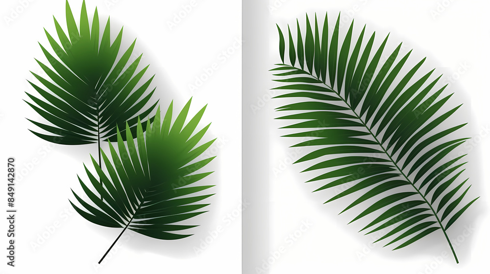 Realistic transparent shadow from a leaf of a palm tree on the white background. Tropical leaves shadow. Mockup with palm leaves shadow. Realistic transparent shadow from a leaf of a palm tree on the white background. Tropical leaves shadow. Mockup with palm leaves shadow.