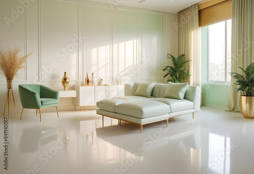 white and ginterior designold theme modern interior photo