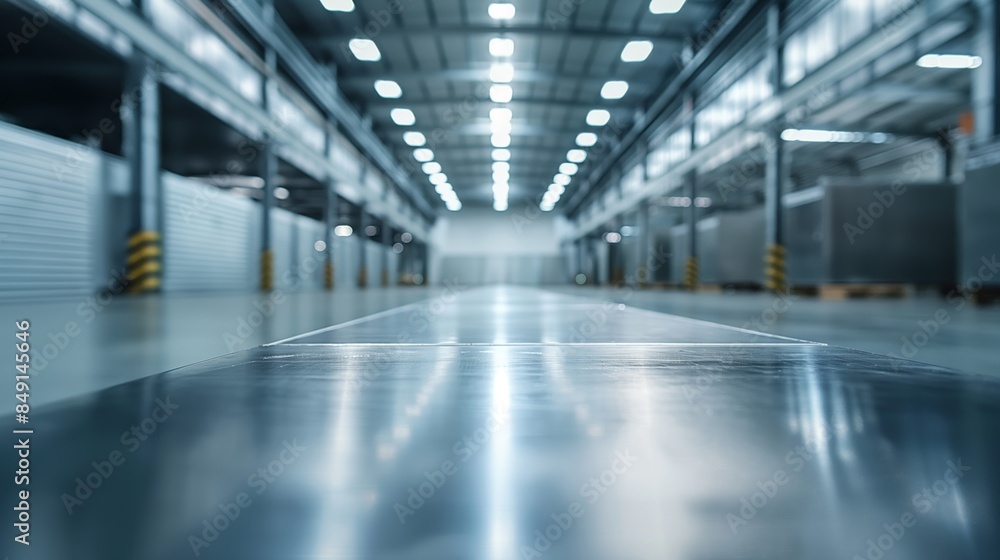 Reflective Surface in a Large Factory Reflective Surface in a Large Factory