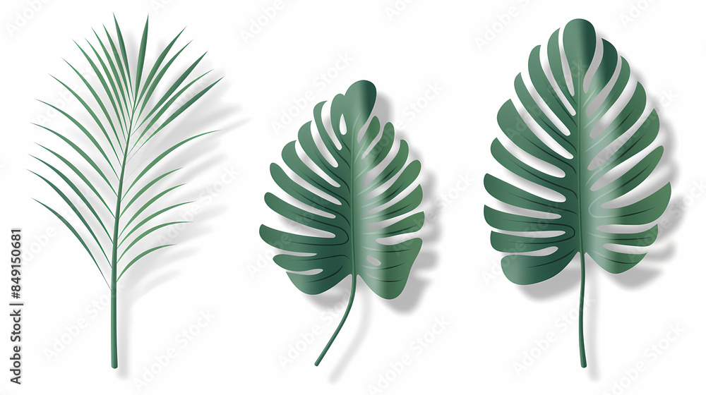 Realistic transparent shadow from a leaf of a palm tree on the white background. Tropical leaves shadow. Mockup with palm leaves shadow. Realistic transparent shadow from a leaf of a palm tree on the white background. Tropical leaves shadow. Mockup with palm leaves shadow.