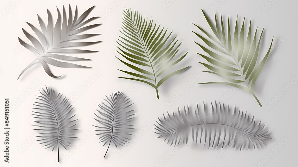 Realistic transparent shadow from a leaf of a palm tree on the white background. Tropical leaves shadow. Mockup with palm leaves shadow. Realistic transparent shadow from a leaf of a palm tree on the white background. Tropical leaves shadow. Mockup with palm leaves shadow.