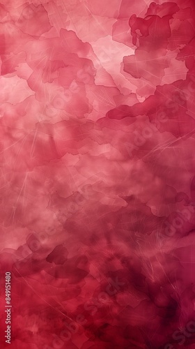 Dynamic abstract red watercolor background with rich and deep red hues blending together, perfect for artistic projects, design elements, and creative visual applications.