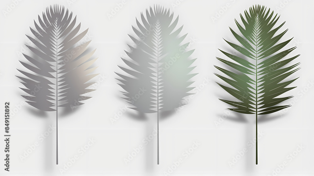 Realistic transparent shadow from a leaf of a palm tree on the white background. Tropical leaves shadow. Mockup with palm leaves shadow. Realistic transparent shadow from a leaf of a palm tree on the white background. Tropical leaves shadow. Mockup with palm leaves shadow.
