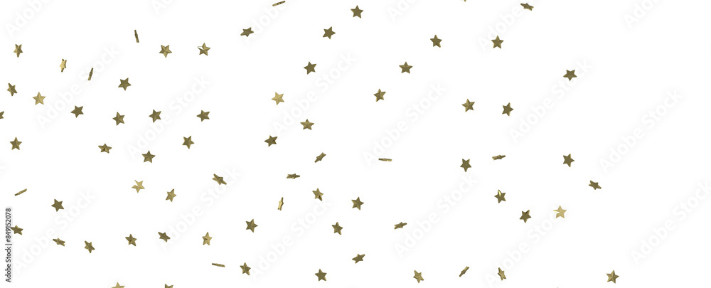 Astral Downpour: 3D Illustration Brings a Shower of Gold Stars Astral Downpour: 3D Illustration Brings a Shower of Gold Stars