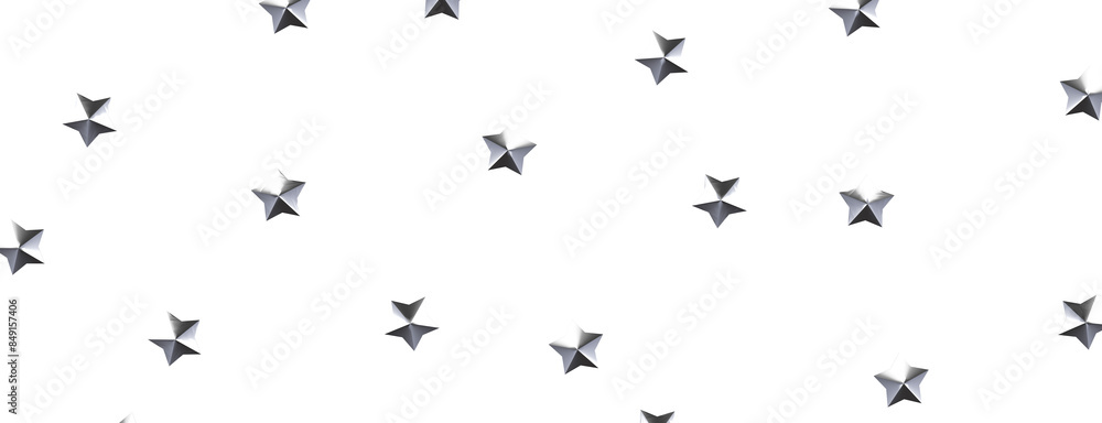 Banner with golden decoration. Festive border with falling glitter dust and stars. Banner with golden decoration. Festive border with falling glitter dust and stars.