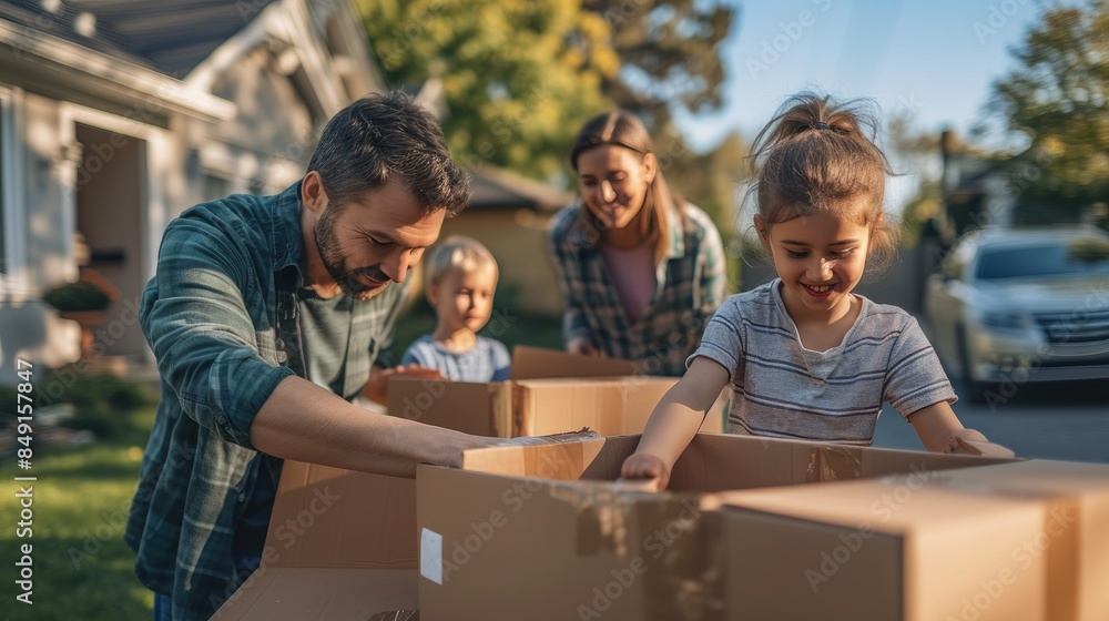 Suburban Moves: Family Teamwork in Motion Suburban Moves: Family Teamwork in Motion