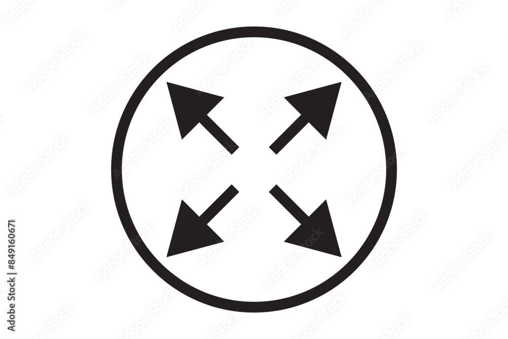 Fullscreen Icon set. Expand to full screen sign and symbol. Arrows symbol Fullscreen Icon set. Expand to full screen sign and symbol. Arrows symbol