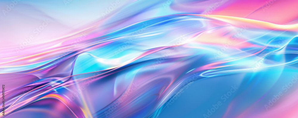 Futuristic holographic background with shifting rainbow colors and smooth finish: Dynamic and vibrant, adding a high-tech feel Futuristic holographic background with shifting rainbow colors and smooth finish: Dynamic and vibrant, adding a high-tech feel