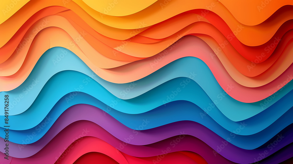 Abstract paper cut background design vector image Abstract paper cut background design vector image