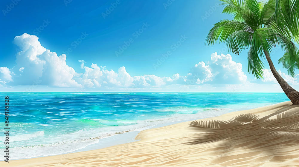 Obraz premium Beach background