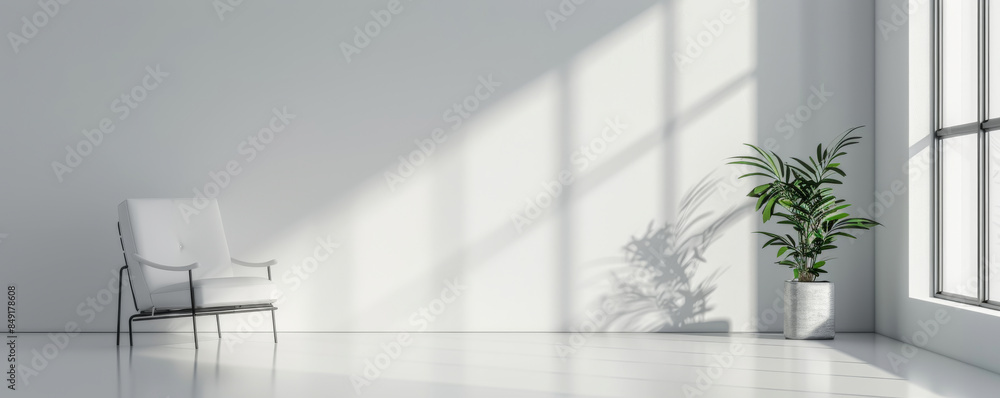 Modern minimalistic background with white space and subtle grey lines: Elegant and uncluttered, ideal for a sophisticated design Modern minimalistic background with white space and subtle grey lines: Elegant and uncluttered, ideal for a sophisticated design