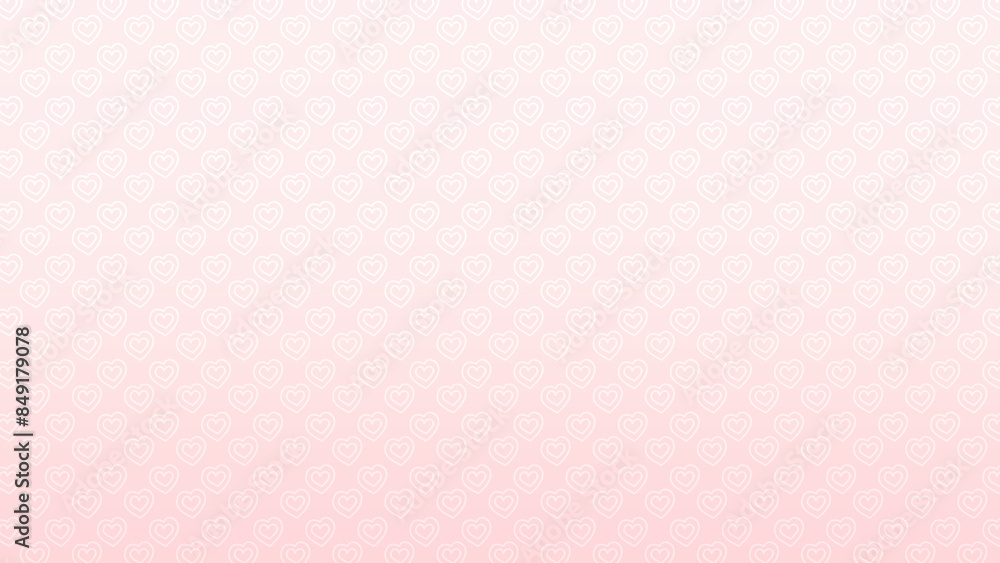 seamless repeated white heart shape pattern on beautiful mixture of Blush pink and white solid color linear gradient style background seamless repeated white heart shape pattern on beautiful mixture of Blush pink and white solid color linear gradient style background