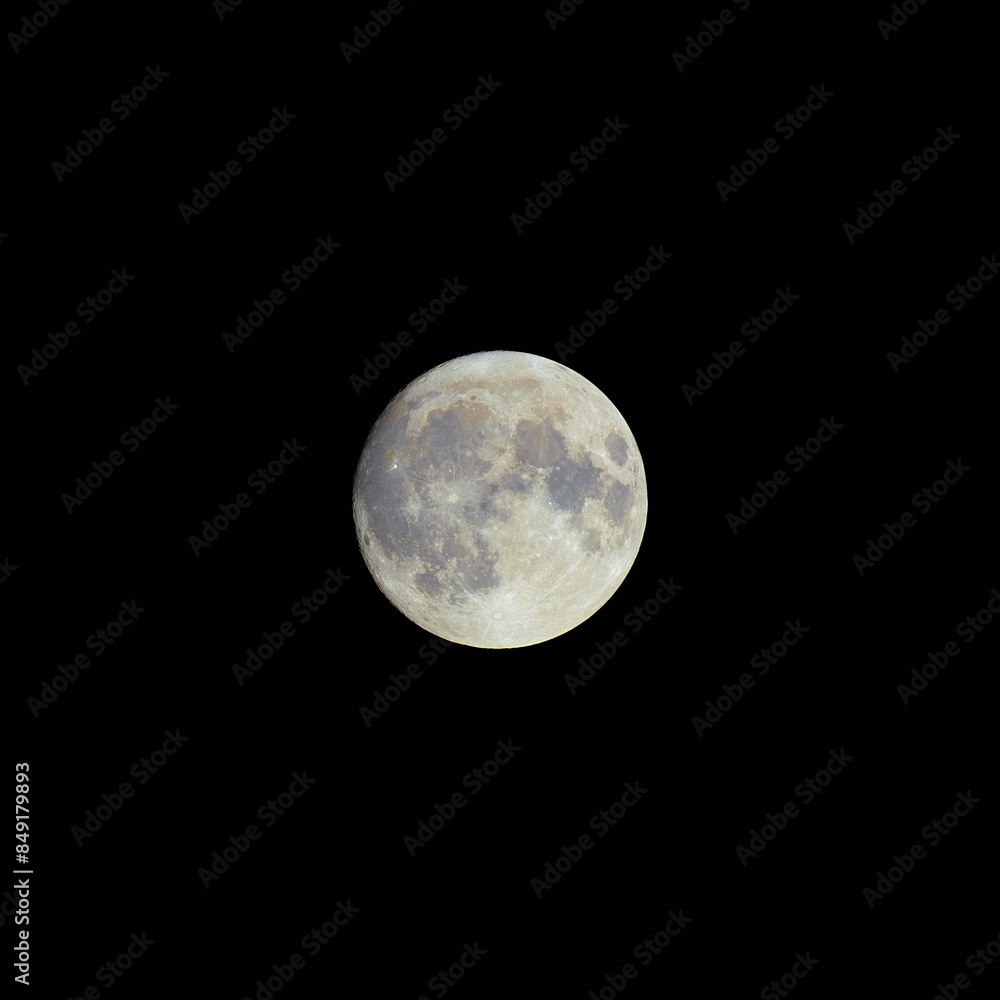 Naklejka premium Pleine Lune minérale