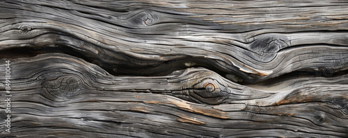 Rustic driftwood background with weathered texture and grey and brown tones: Natural and rugged, adding a touch of the sea photo