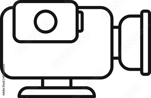 Action camera is recording exciting moments, making memories last