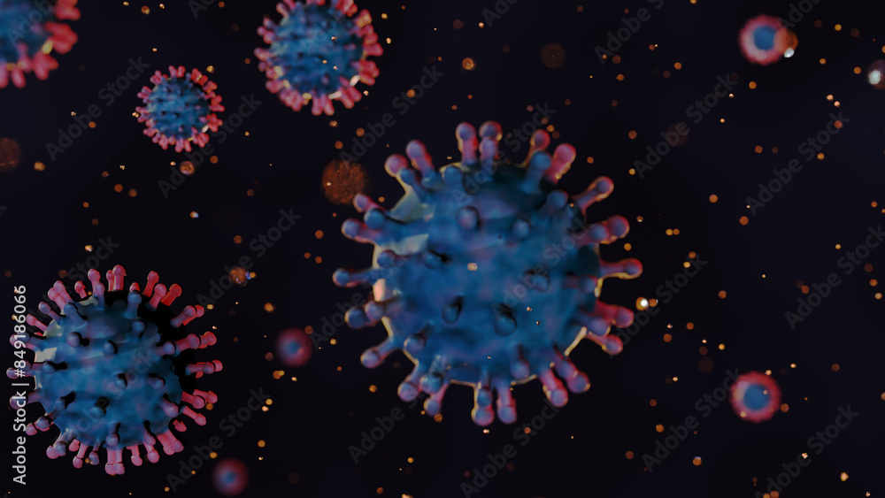 3d rendering of chikungunya virus or CHIKV, Chikungunya is a mosquito-borne viral disease 3d rendering of chikungunya virus or CHIKV, Chikungunya is a mosquito-borne viral disease
