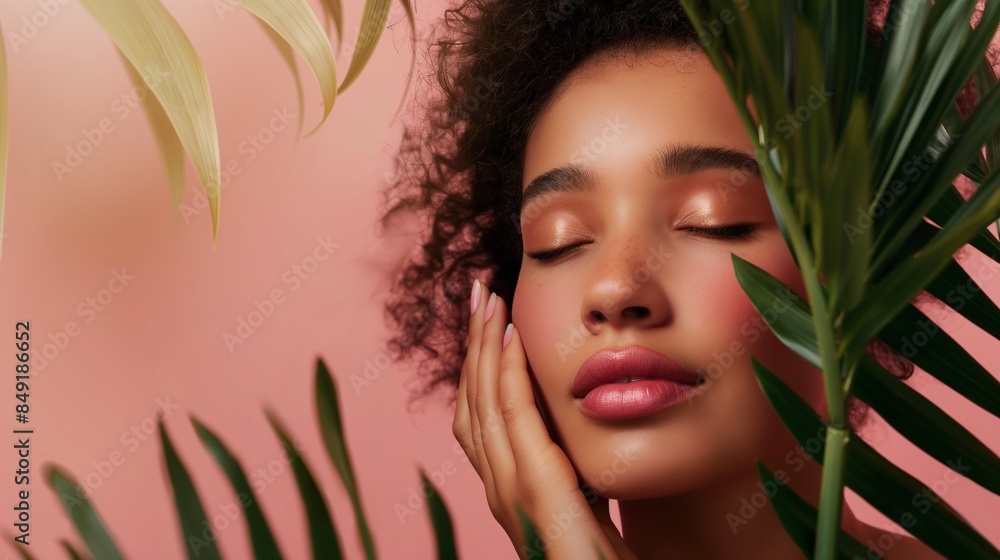 skincare, cosmetics, woman, beautiful face, healthy skin, portrait, happy, girl, model, natural, glow, beauty, high-quality, crop, photo, copy space skincare, cosmetics, woman, beautiful face, healthy skin, portrait, happy, girl, model, natural, glow, beauty, high-quality, crop, photo, copy space