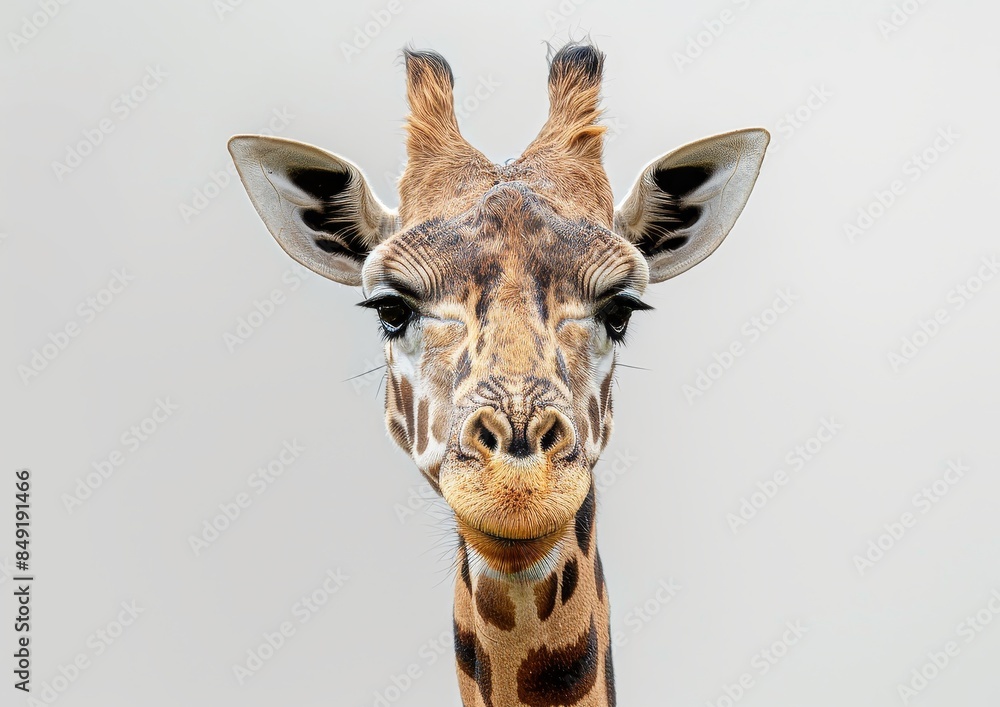Obraz premium Giraffe Close-Up Portrait