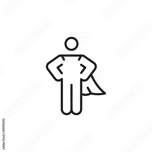 Superman icon. Simple superman icon for social media, app, and web design. Vector illustration.