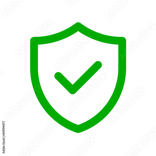 Shield with check mark icon