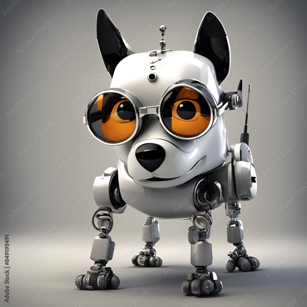 robot with wrench robot with wrench