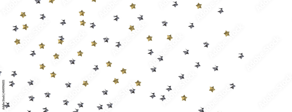 Obraz premium XMAS Stars - golden stars -