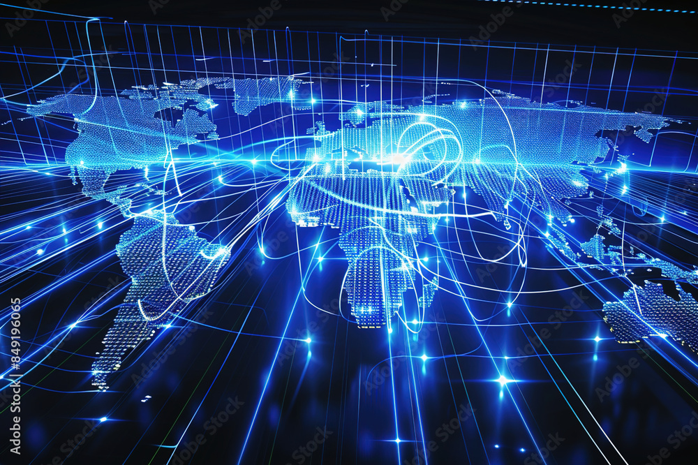 International wire transfer processing: Screens showing global money transfer systems and currency conversion rates. International wire transfer processing: Screens showing global money transfer systems and currency conversion rates.