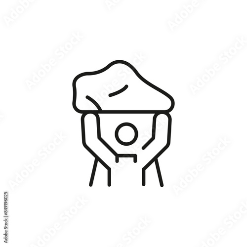 Super Strength icon. Simple Super Strength icon for social media, app, and web design. Vector illustration.