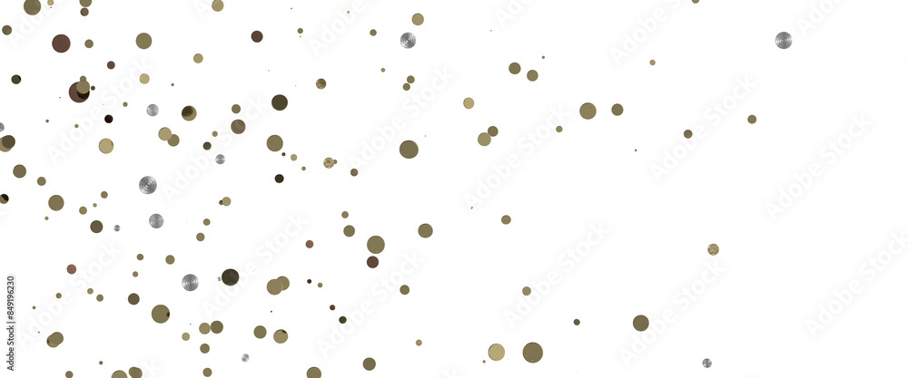 Sprinkle of Success: Spectacular 3D Illustration Showcasing Cascading gold Confetti Sprinkle of Success: Spectacular 3D Illustration Showcasing Cascading gold Confetti