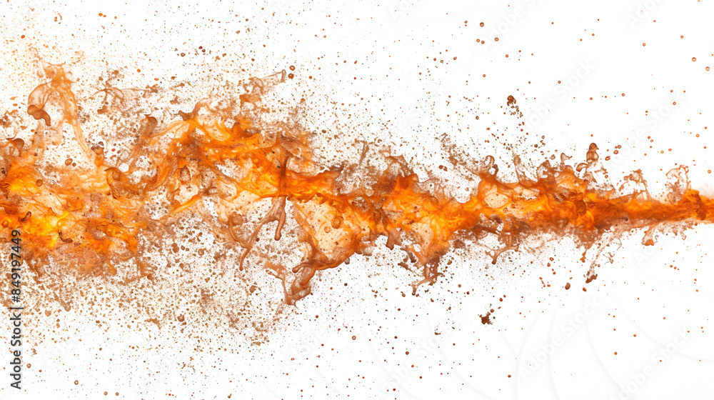 Vibrant, intense fire with dynamic flames and heat waves against a stark, isolated on a white and transparent background backdrop, PNG Vibrant, intense fire with dynamic flames and heat waves against a stark, isolated on a white and transparent background backdrop, PNG