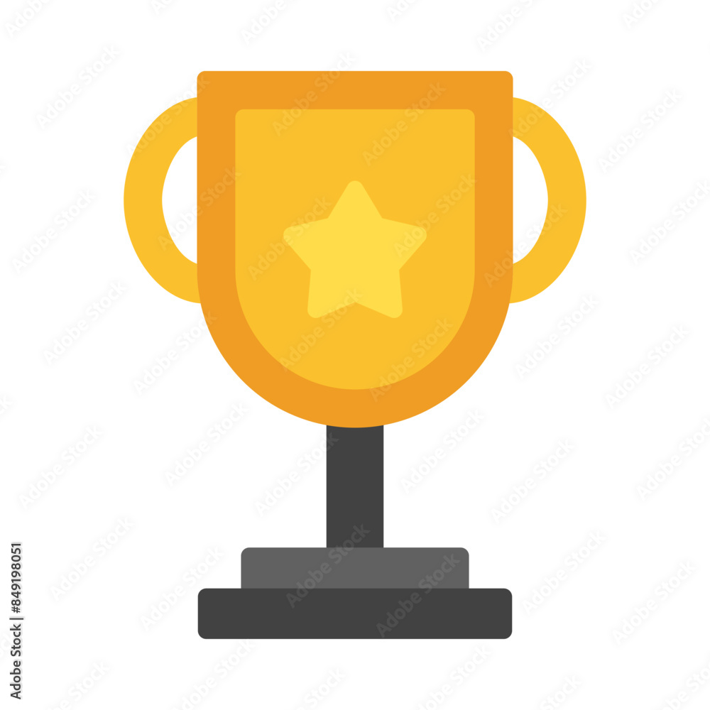Trophy flat icon Trophy flat icon