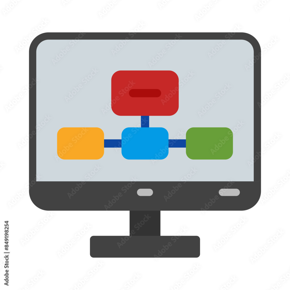 Hierarchy flat icon Hierarchy flat icon