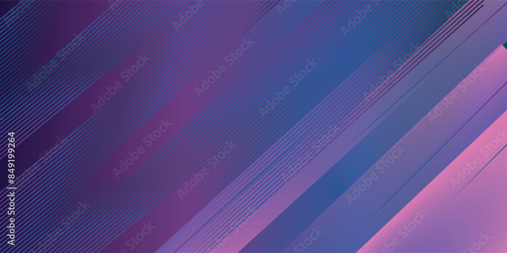 Fototapeta premium banner background. colorful, bright red and purple gradation, slash, halftone, memphis, eps 10