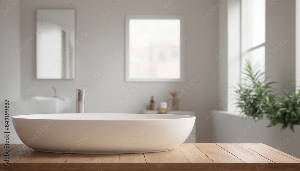 Stylish Bathroom Product Showcase on Tabletop Stylish Bathroom Product Showcase on Tabletop