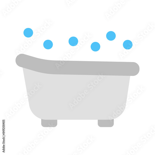 Ice Bath flat icon