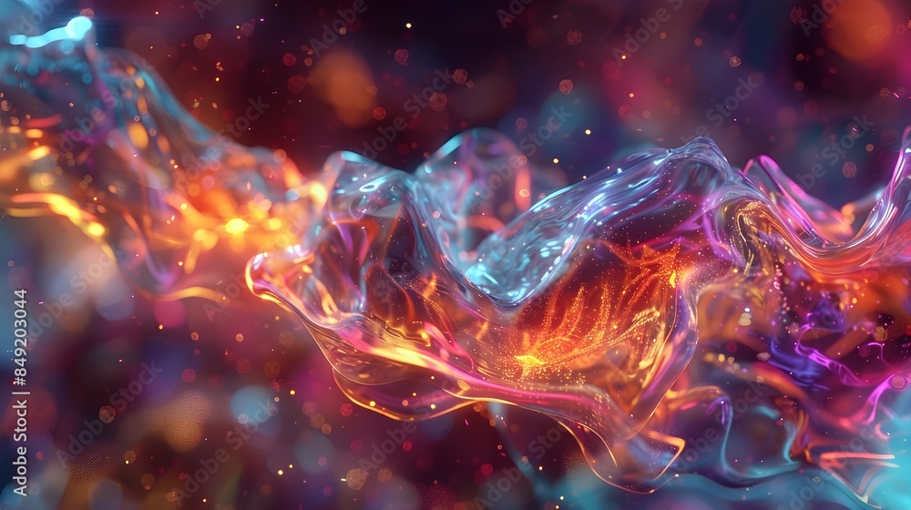 Ethereal Energy Manifestations Shimmering Prismatic Light Refractions and Bioluminescent Ambience Ethereal Energy Manifestations Shimmering Prismatic Light Refractions and Bioluminescent Ambience